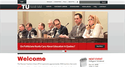 Desktop Screenshot of pearsonteachersunion.com