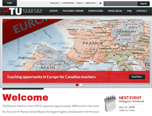 Tablet Screenshot of pearsonteachersunion.com